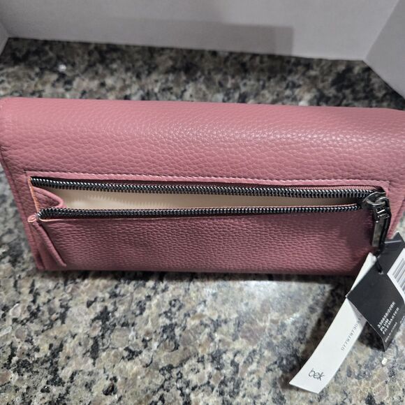 Kim Rogers® Slim Clutch Wallet 16BK-SANDSTONE PLUM - Picture 10 of 11